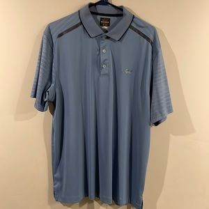 Greg Norman golf shirt.
